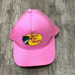 Bass Pro Shop pink hat